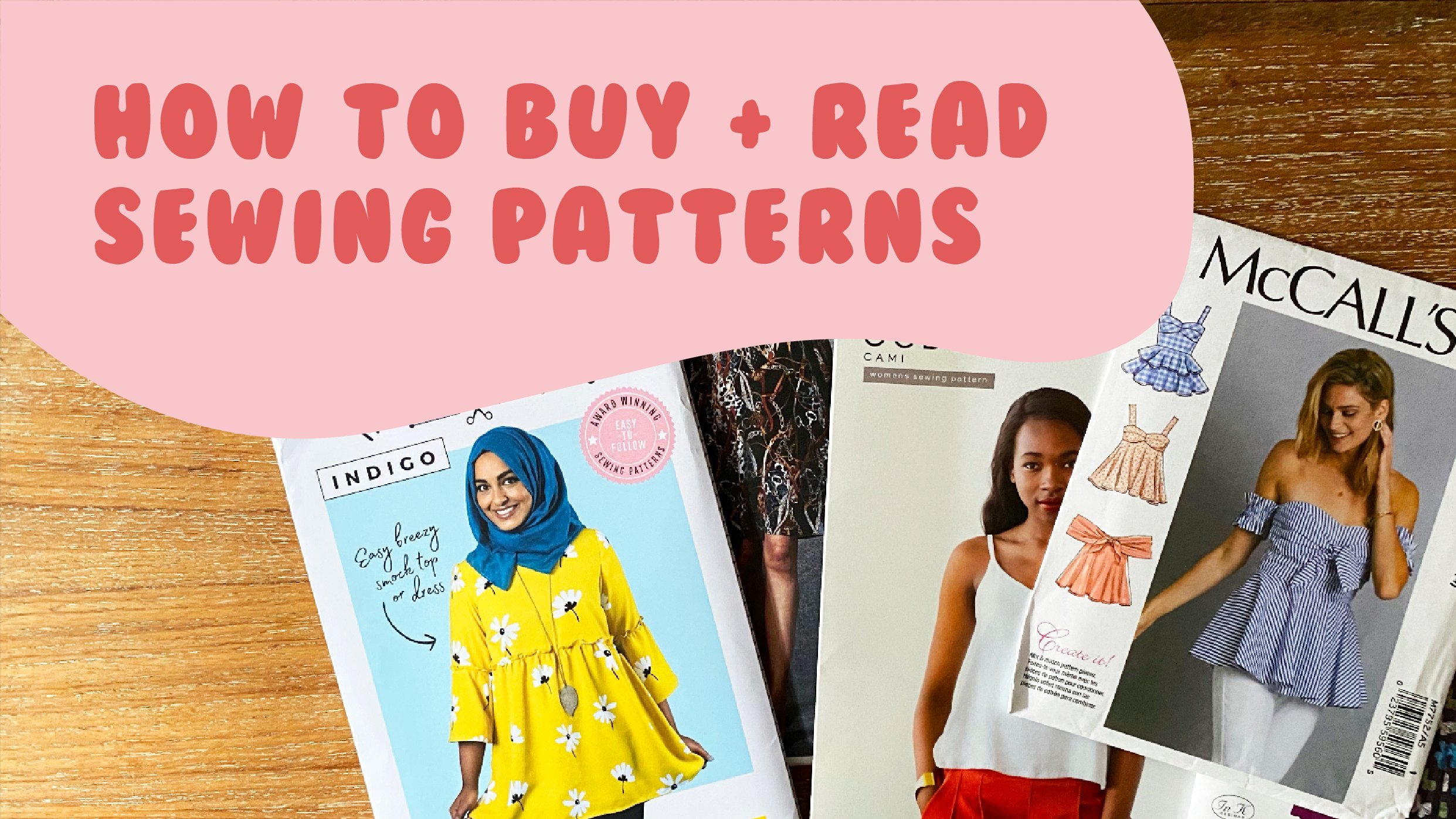 How to buy and read sewing patterns for beginners (Print + Digital ...