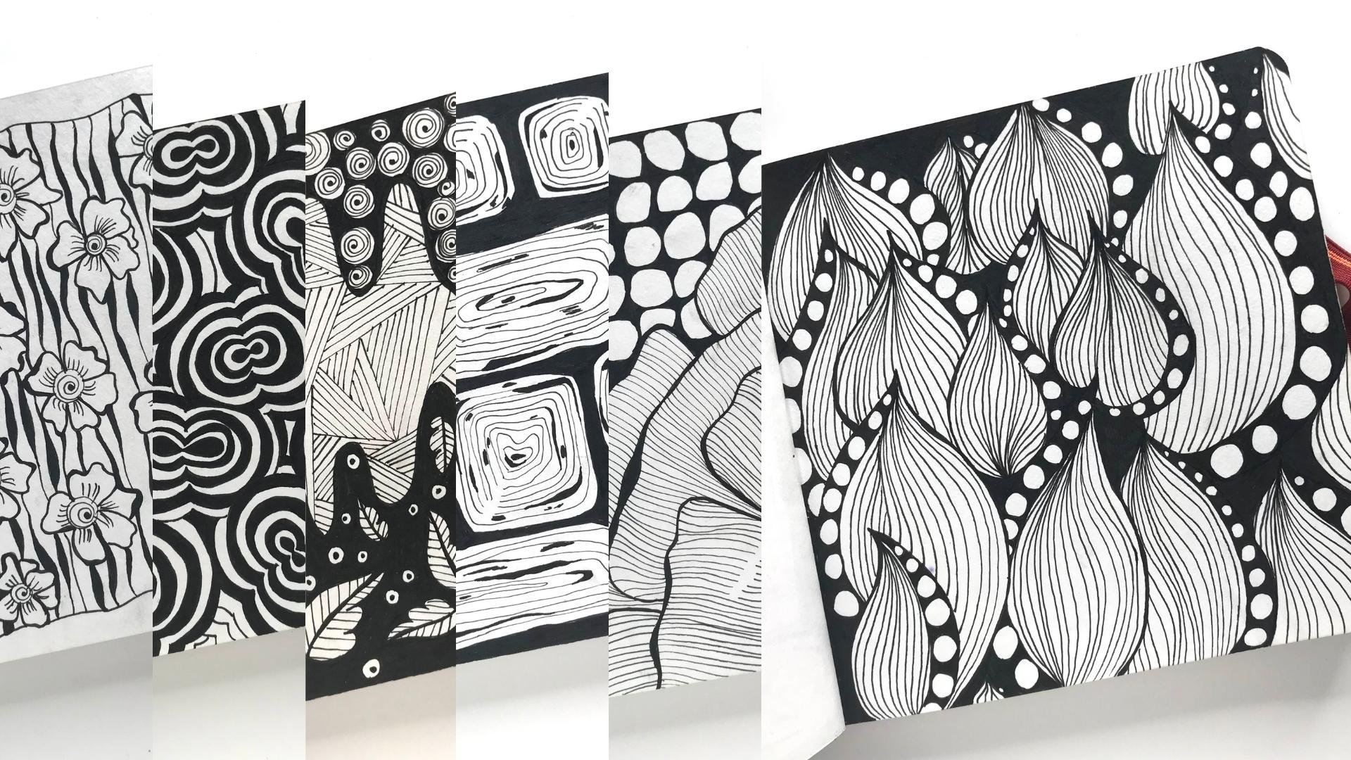 Zentangle papier noir : Détente et Créativité: 60 carrés sur fond noir pour  plus de relief à remplir de vos dessins méditatifs / associés à l'humeur du  jour (French Edition): Edition, Agatka