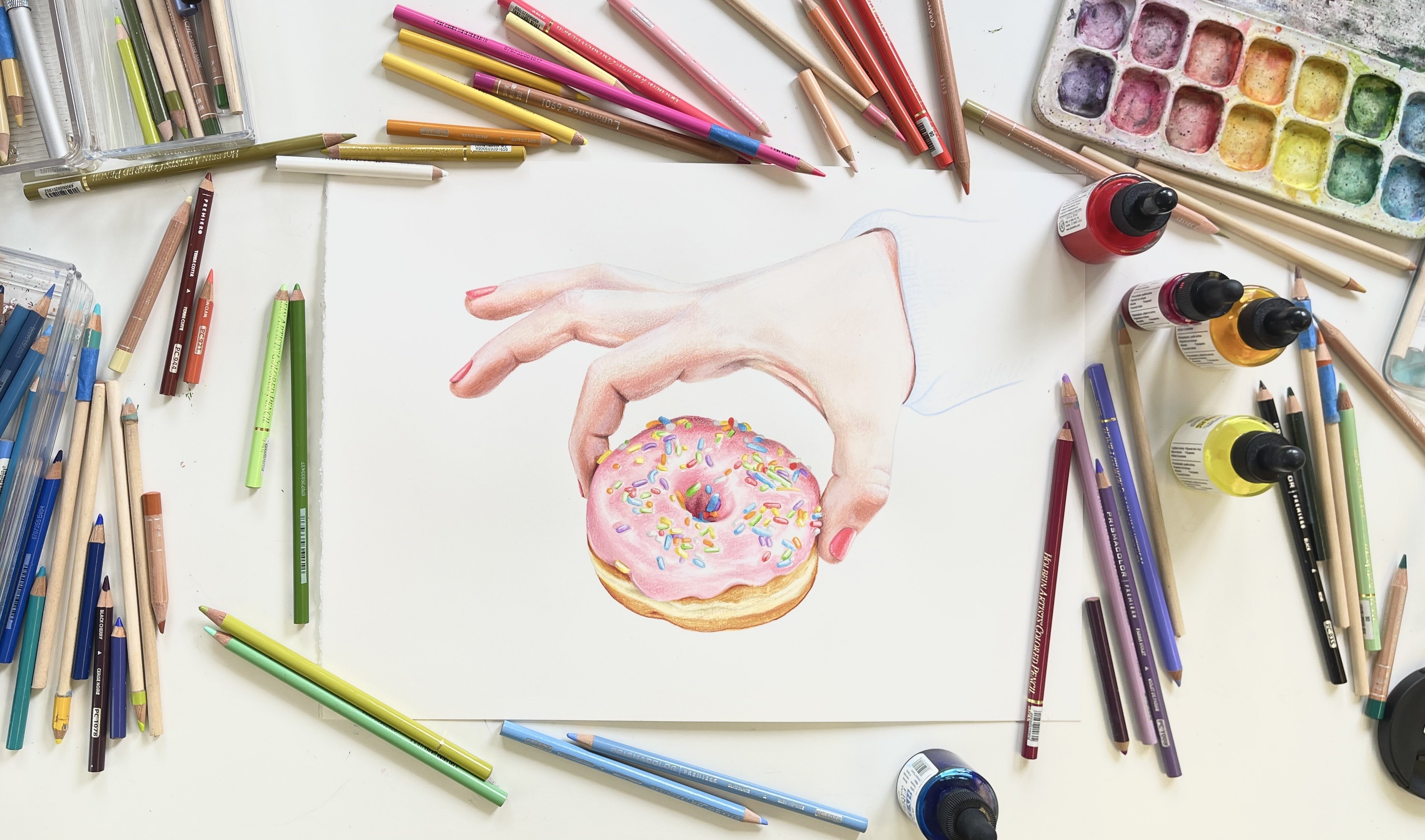 Painting with Colored Pencils: A Beginner's Guide, Kendyll Hillegas