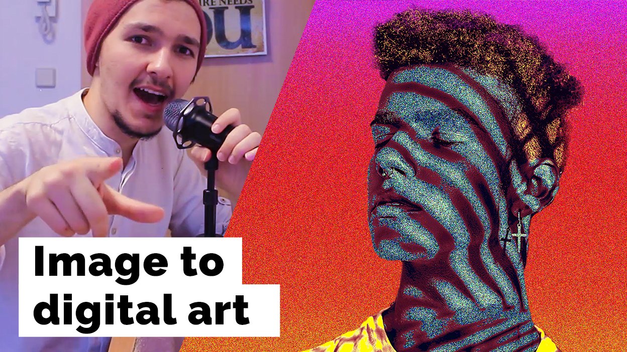 Turn your portrait images into digital artwork in Photoshop | Photoshop