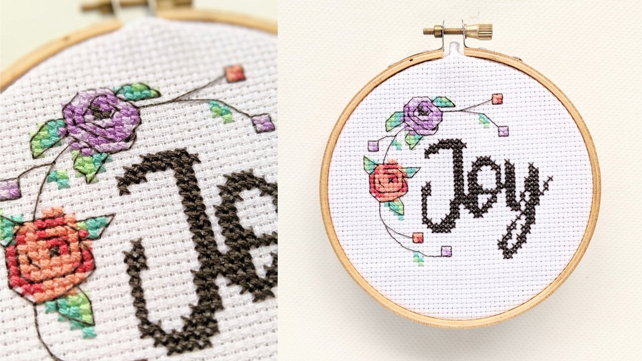 How to cross stitch without a hoop - 7 tips for stitching 'in hand