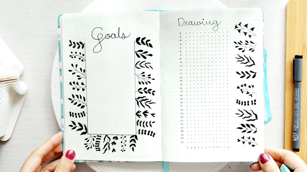 Bullet Journal Drawing Ideas for Beginners - BuJoing