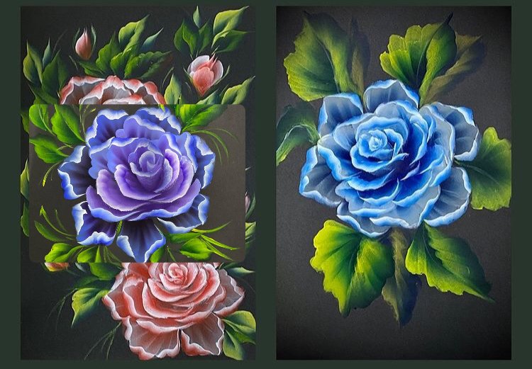 Realistic rose using one stroke technique Fathima Aafreen Skillshare