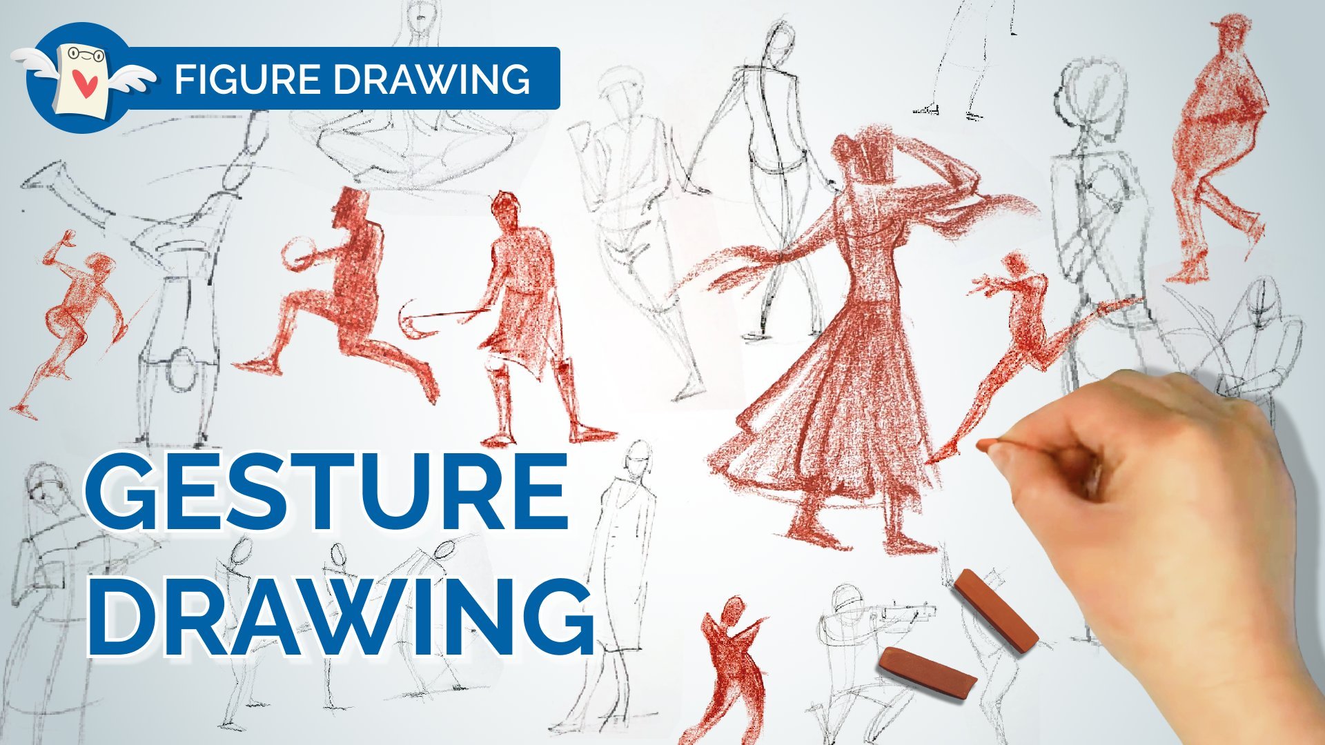 See drawing tutorial video or drawing demonstration video of how to draw.