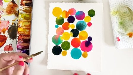 5 Proyectos de Acuarela y Rotulador Negro: Doodles Creativos