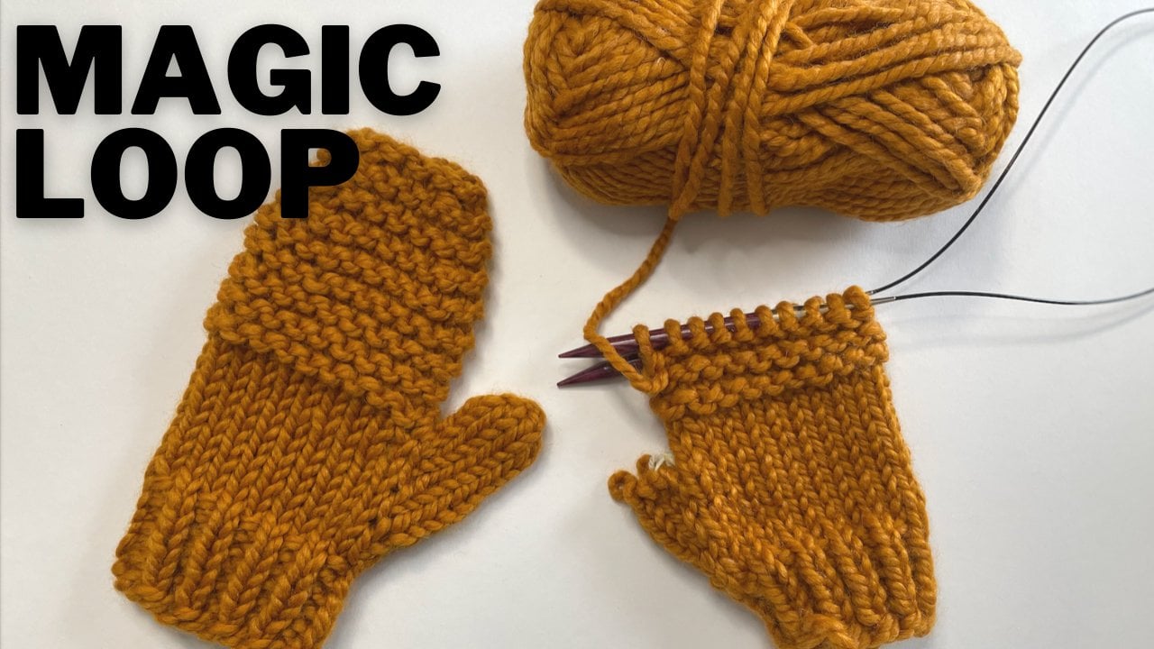 How to Knit in the Round - Magic Loop | KnittingHouseSquare