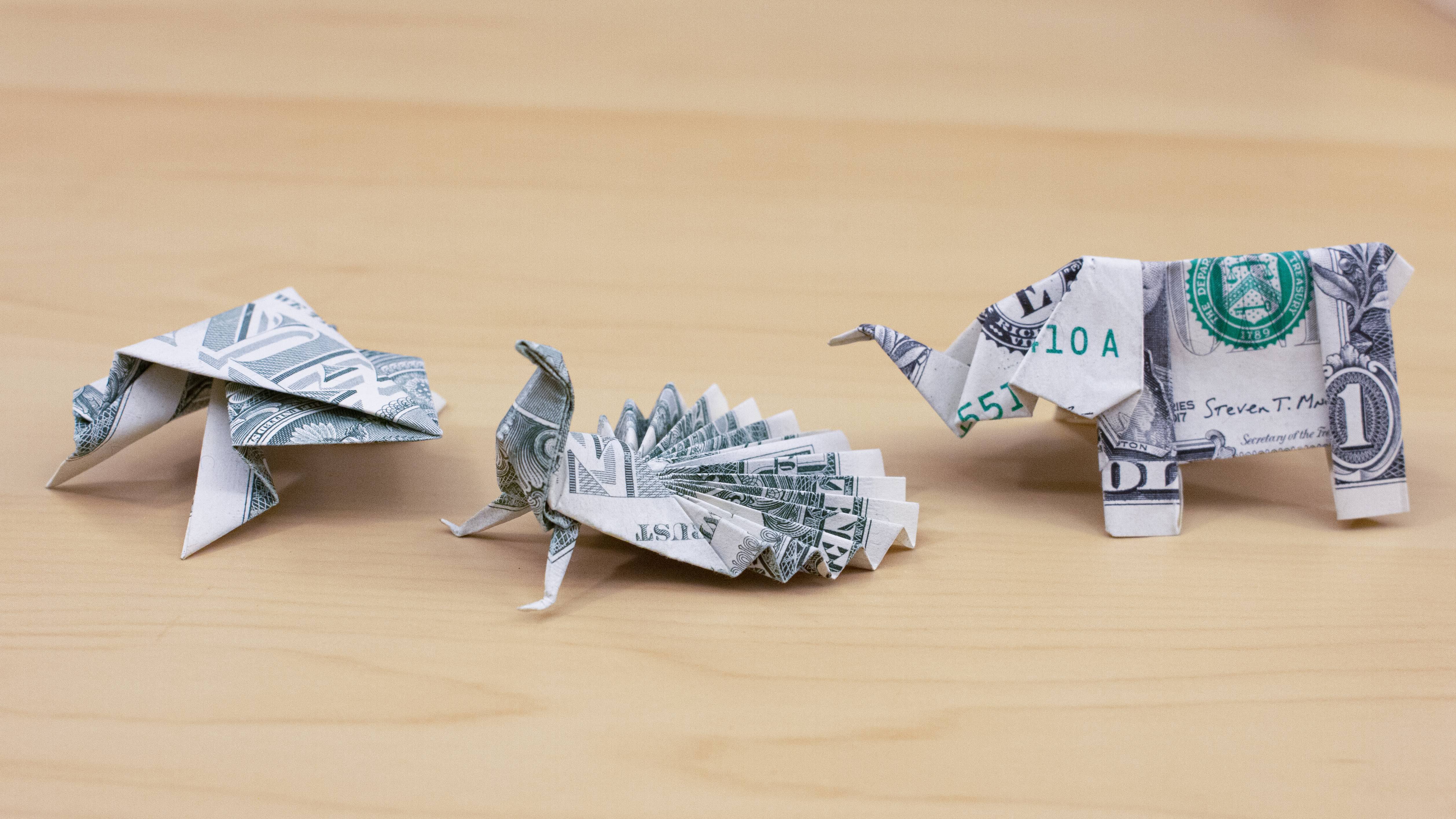 Learn to Fold 3 Elegant Dollar Origamis Kevin Hutson Skillshare