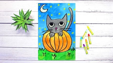 Art for Kids: How to Draw and Watercolor Paint a Tropical