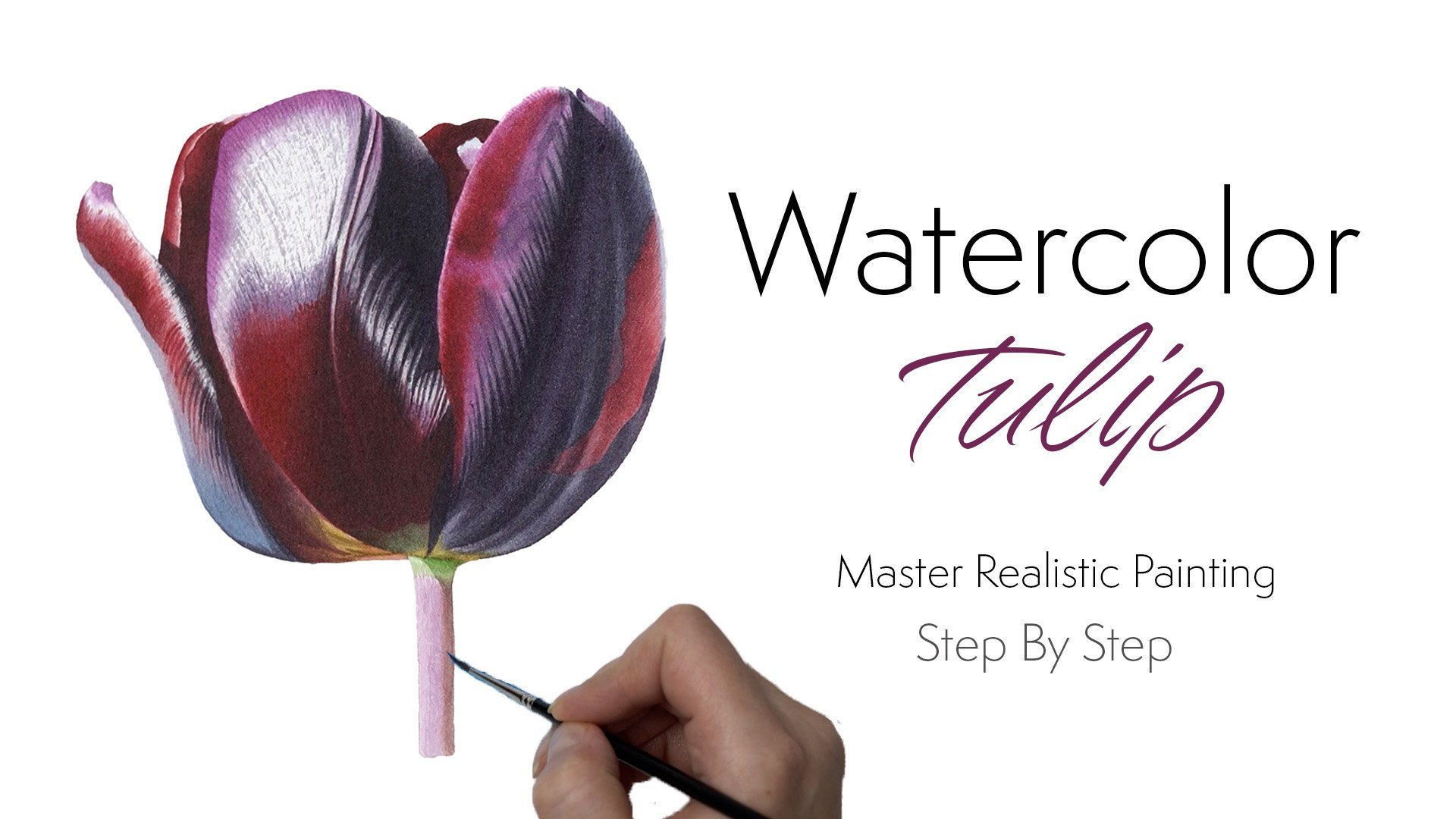 Tulips Colorful Watercolor T-Shirt - watercolor gifts style unique ideas  diy