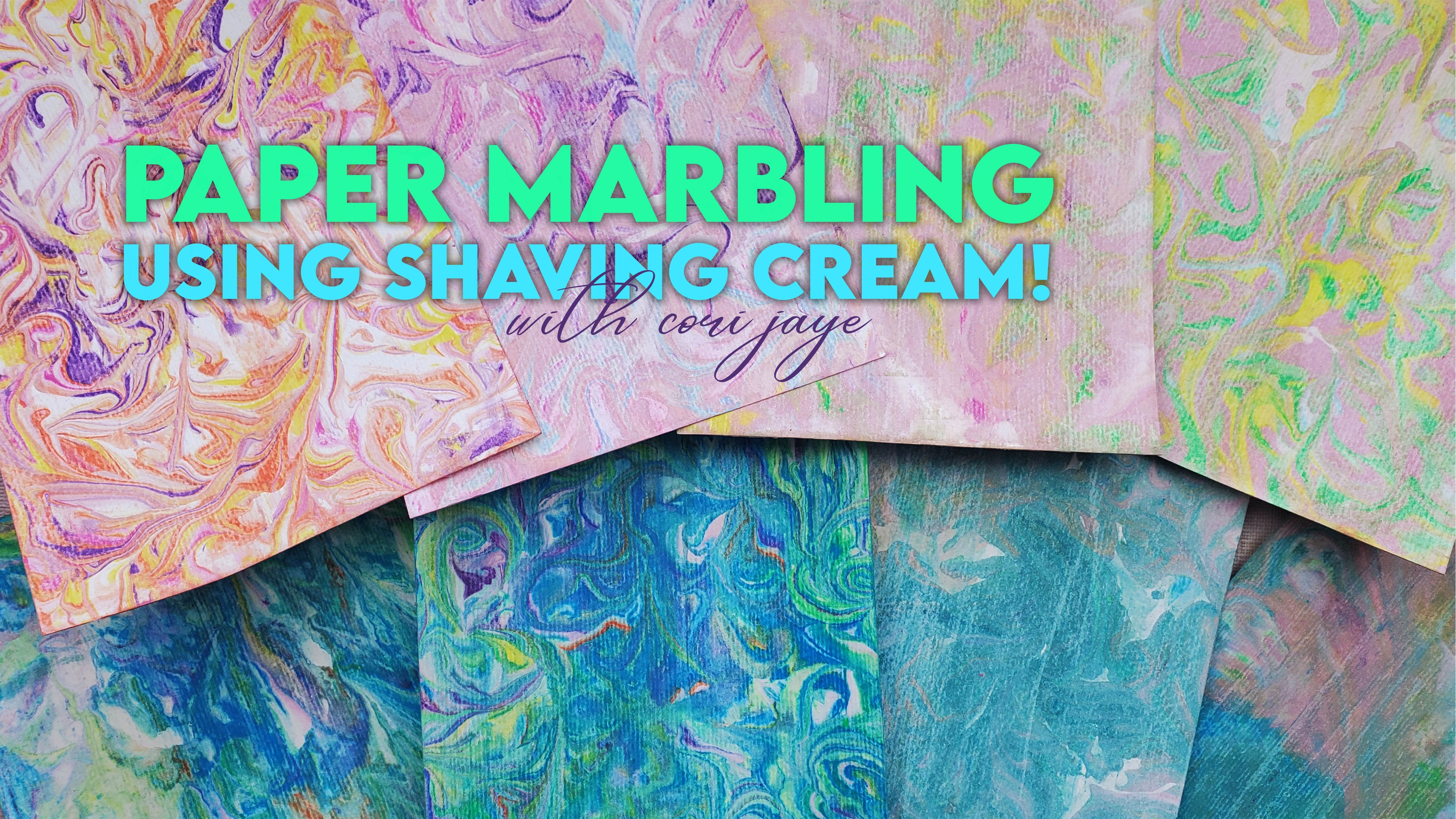 How to Do Shaving Cream Marbling