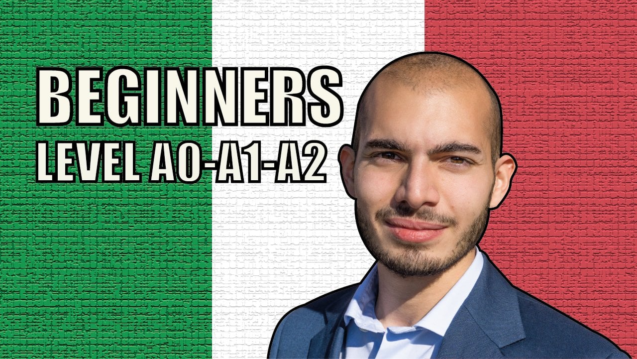 Italian for Beginners A0-A1-A2 | Complete Grammar + Writing