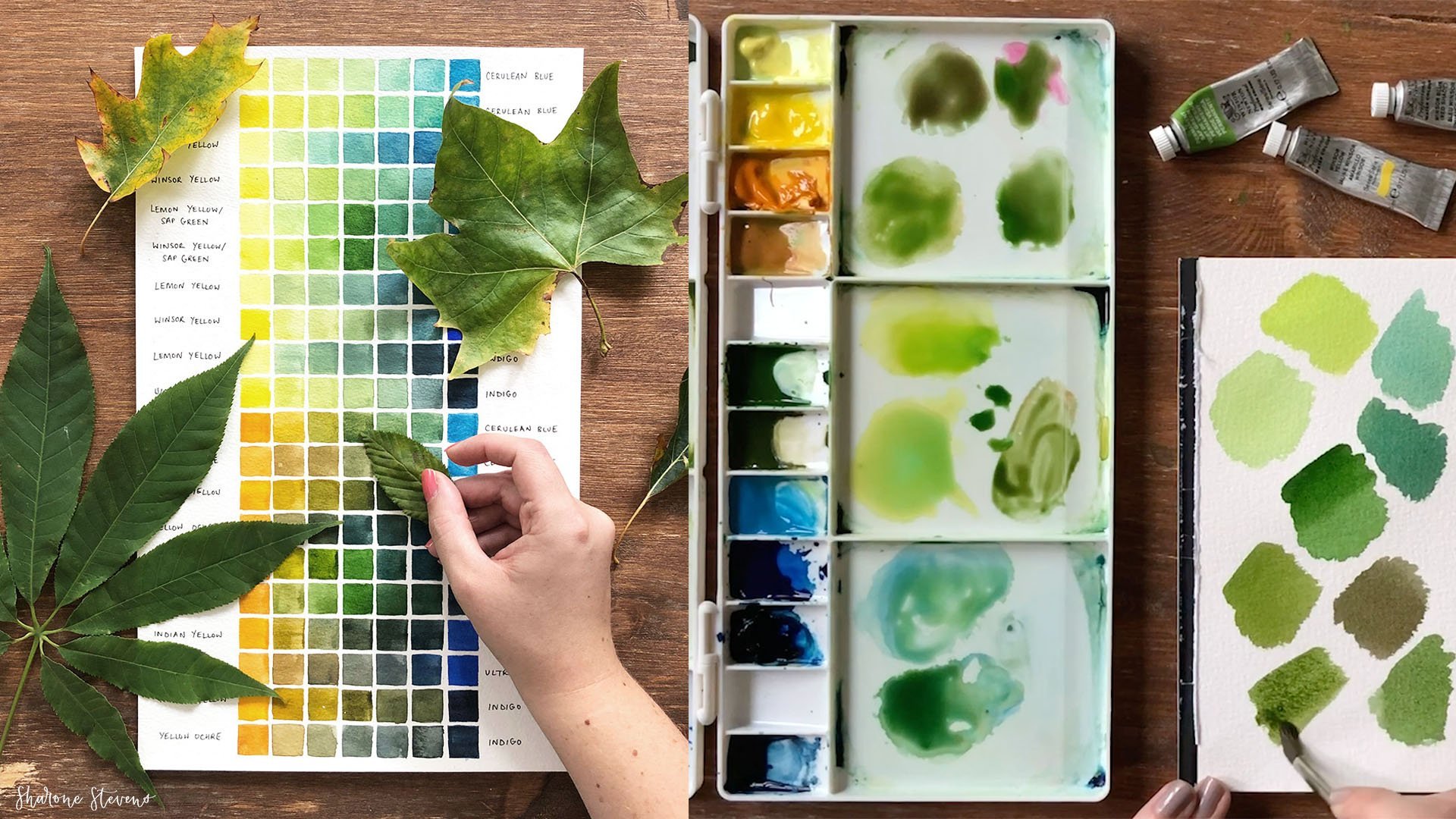 Color Mixing Series: Greens  How to Mix Greens in Watercolor 