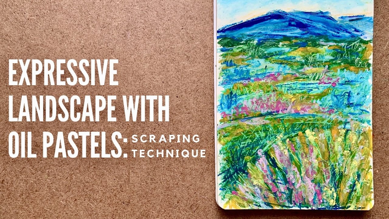 Oil Pastel Landscape for Beginners