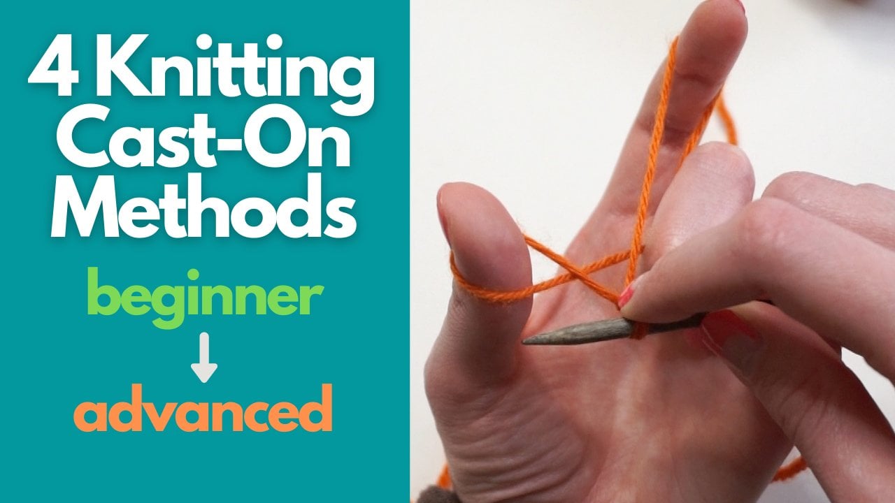 Circular Knitting Needles for Beginners part 1: How to do the Long Tail  Cast On 