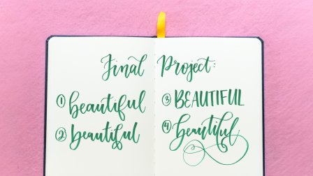 Modern Calligraphy Alphabets Danielle Rothman Skillshare