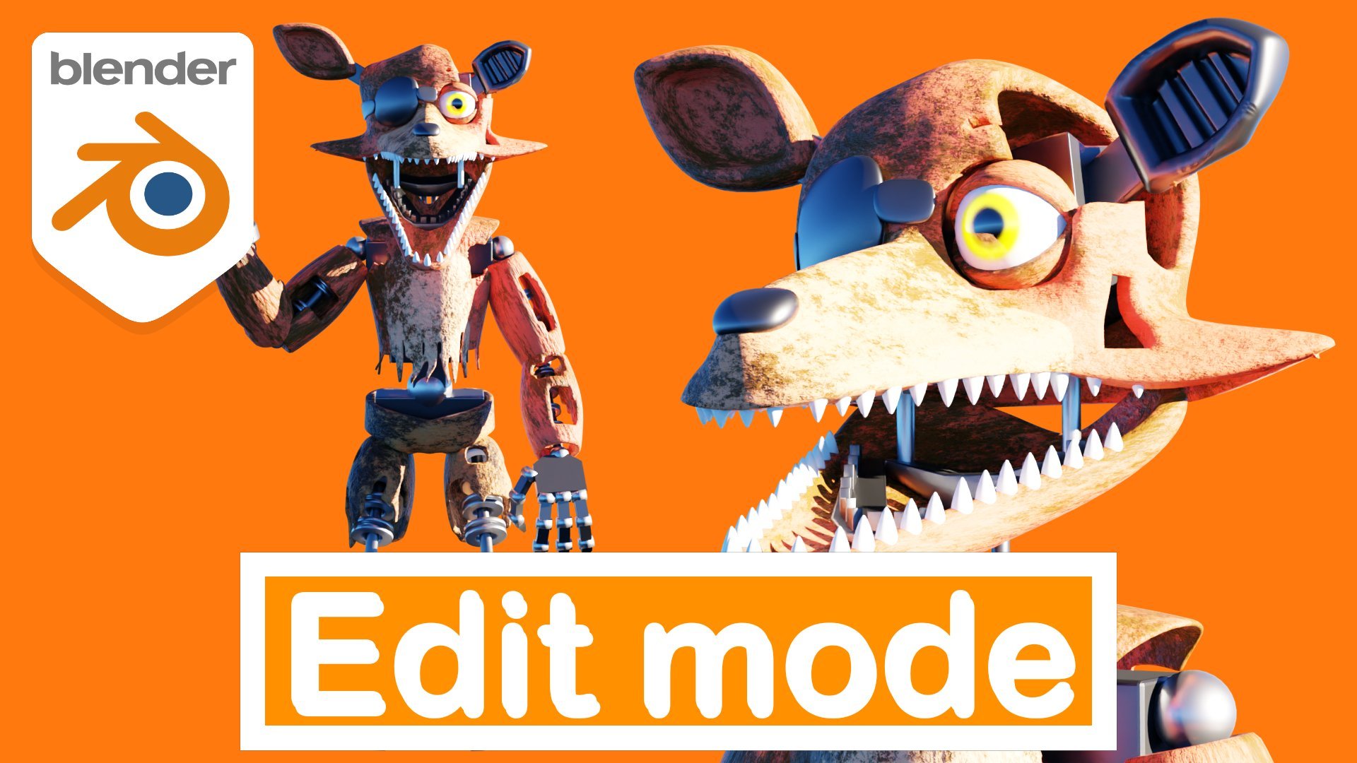 Fixed Withered Foxy Edit! (Original model -->    : r/fivenightsatfreddys