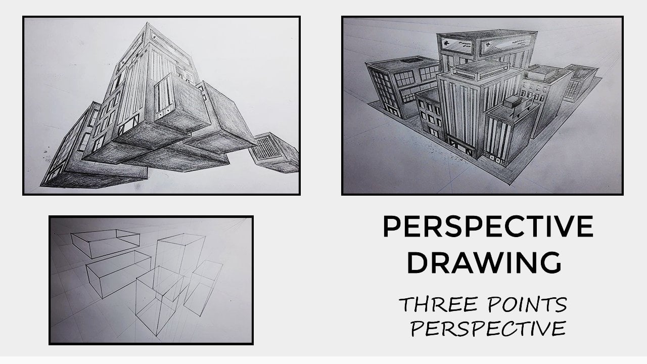 The Ultimate Perspective Drawing Course Draw 3D in Perspective step