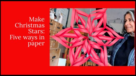 Make Christmas Stars: Five ways with paper