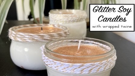 Learn How To Make Scented Glitter Soy Wax Candles, For Beginners