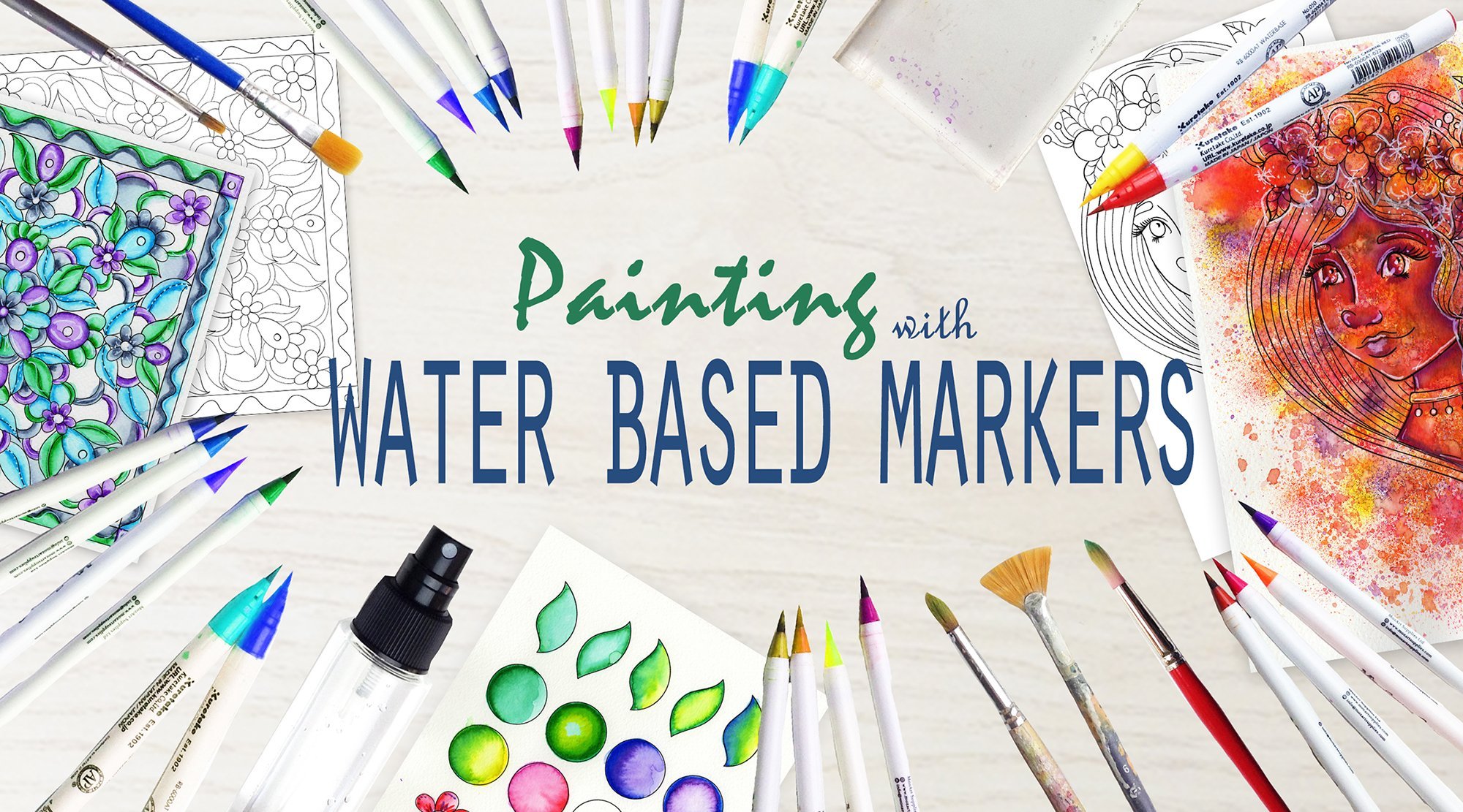 How to Color with Water Soluble Markers 