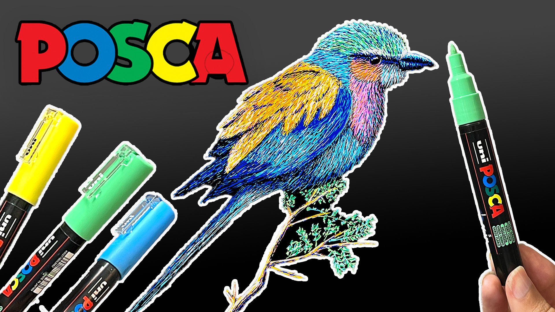 Getting Started with Posca Paint Pens - Part 1 