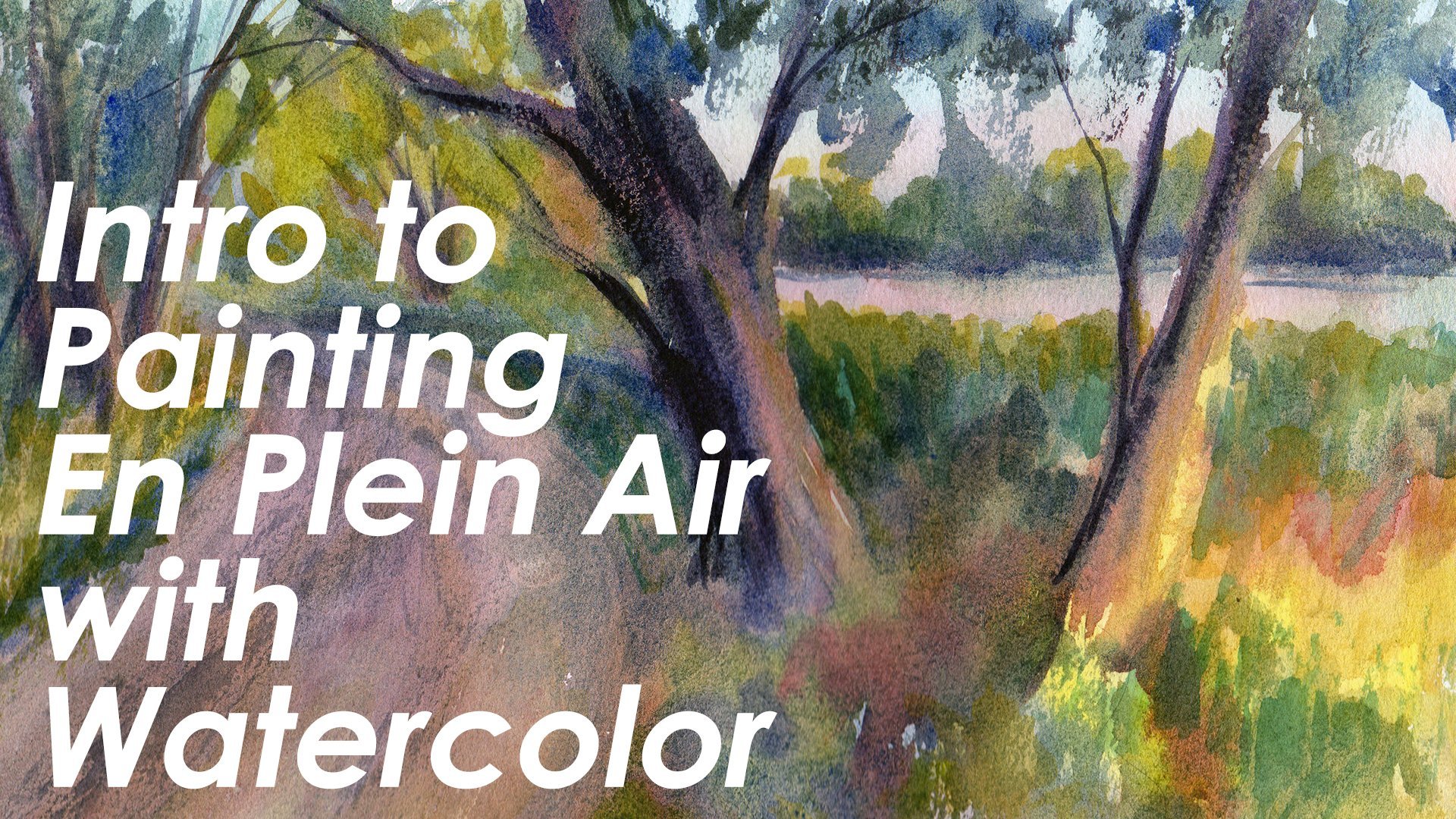 How To Paint A Vivid Forest Watercolor Scene - Solving Watercolour