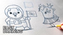 Dibujo fácil: animales lindos en trajes | Christer Hägglund | Skillshare