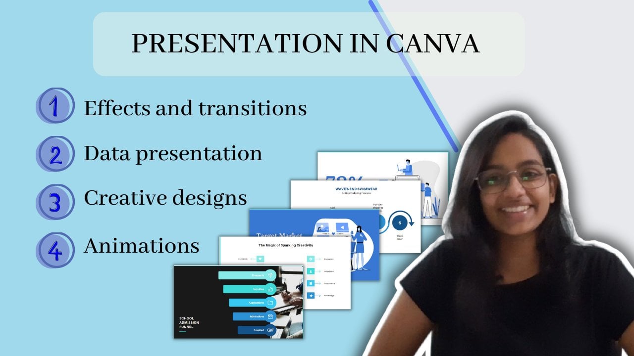 Presentation in canva : make interesting and engaging presentations for  your project/business | Pooja Mendhe | Skillshare