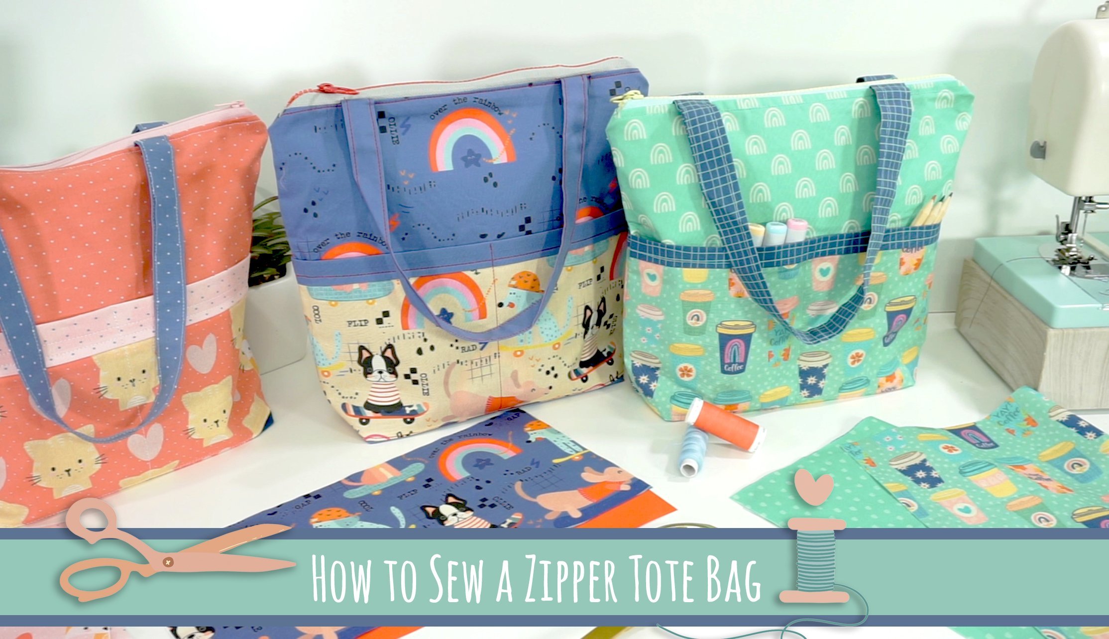 Cómo hacer un BOLSO con Cremallera - How to make a Zipper BAG 