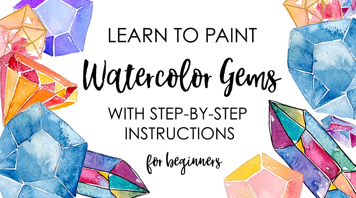 How to Paint Gemstones 