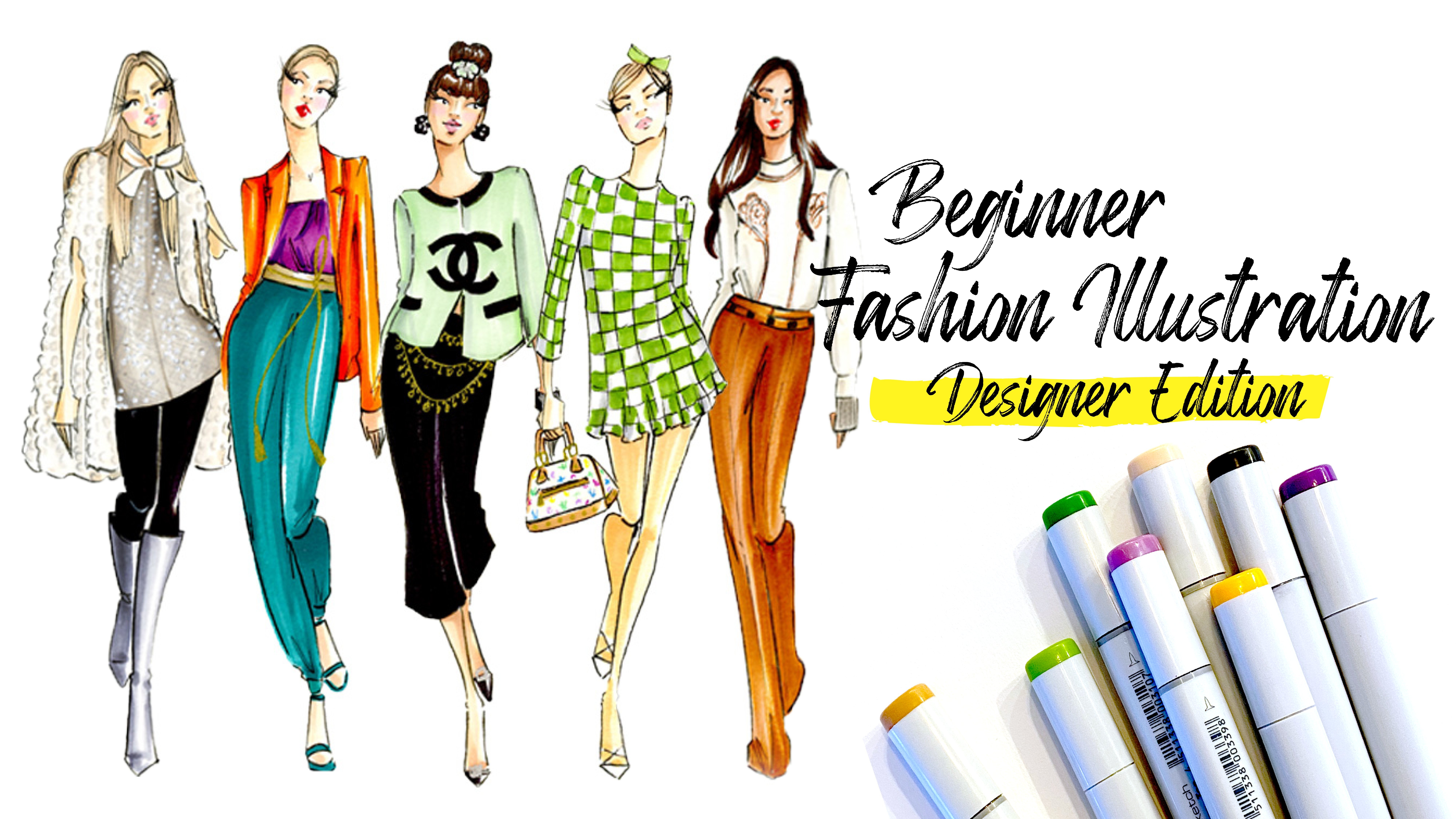 Beginner Fashion Illustration: Designer Edition, Lori Burt