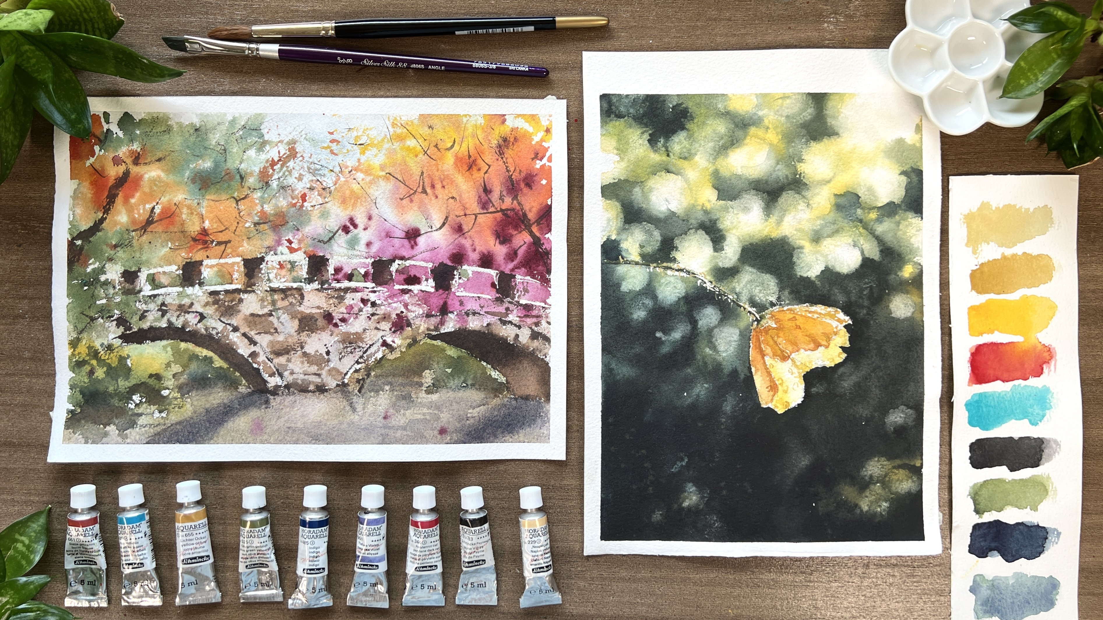 Les techniques aquarelle de base (débutant) - Mes carnets d'aquarelle