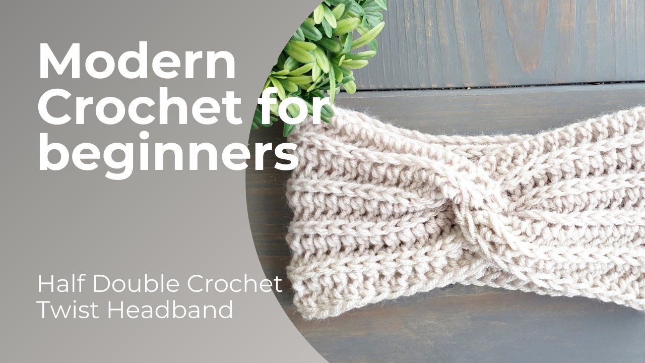 Grace Ribbed Ear warmer Crochet Pattern Easy Beginner Gift Project 