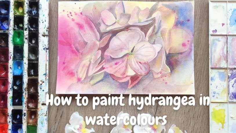 Mastering Hydrangea Watercolors: Learn the Art of Glazing and Washes ...