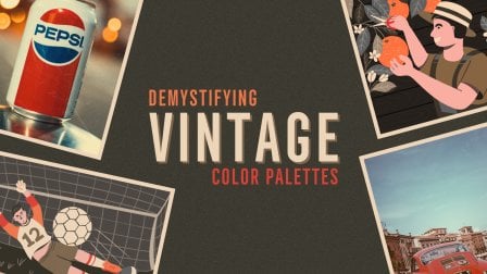 Desmistificar Paletas de cores vintage