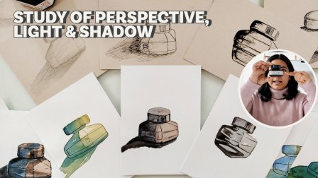 Perspektive in der Handlung I Study of Light & Shadow – Urban Skizzen Serie Teil 2