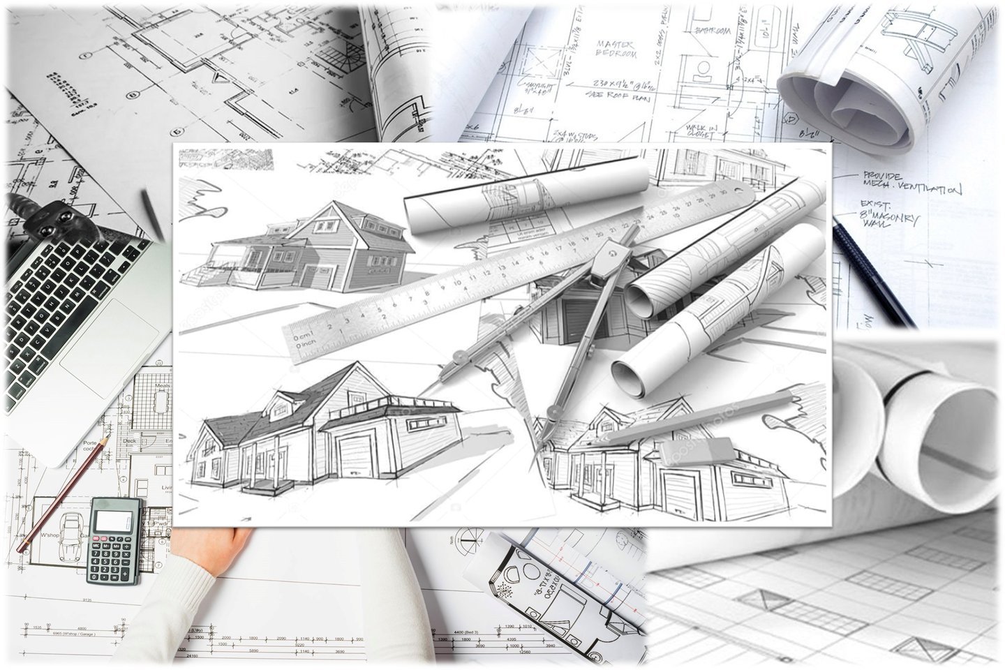 Desenhos e modelagem 3D usando a arquitetura do AutoCAD 2022, C. Thi Team