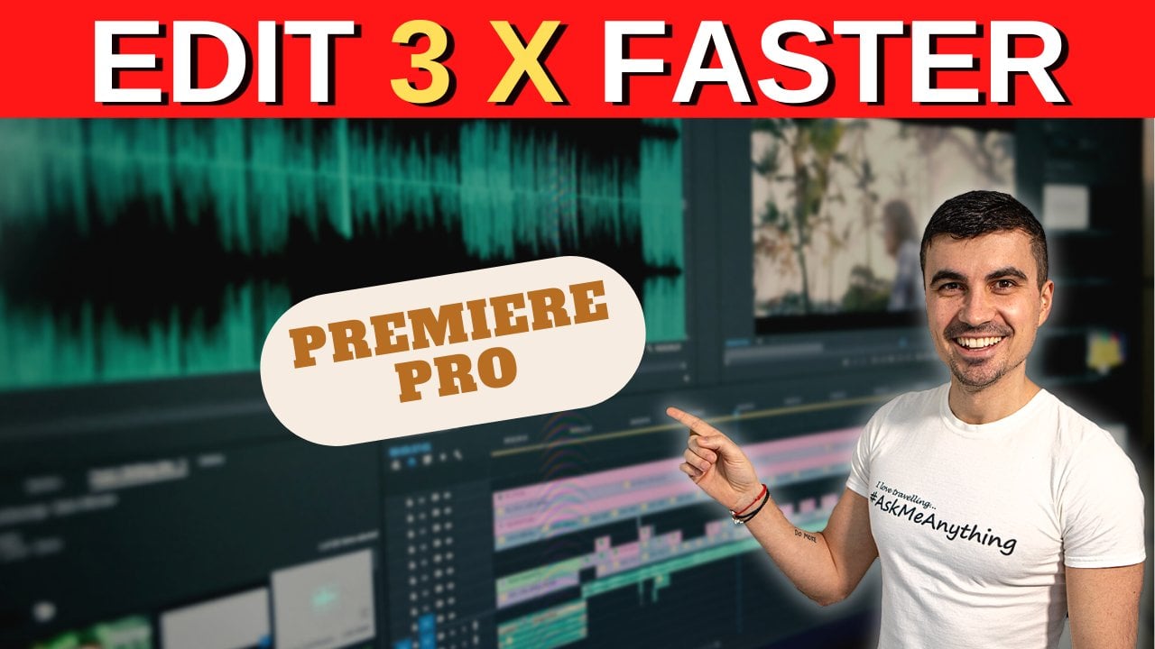 Edit Your Videos 3 TIMES FASTER in Adobe Premiere Pro (Advanced Class ...