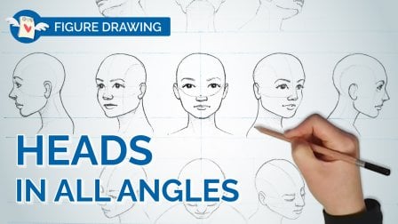 How To Draw Stick Figure Profiles — 3/4 or Full Side Profile