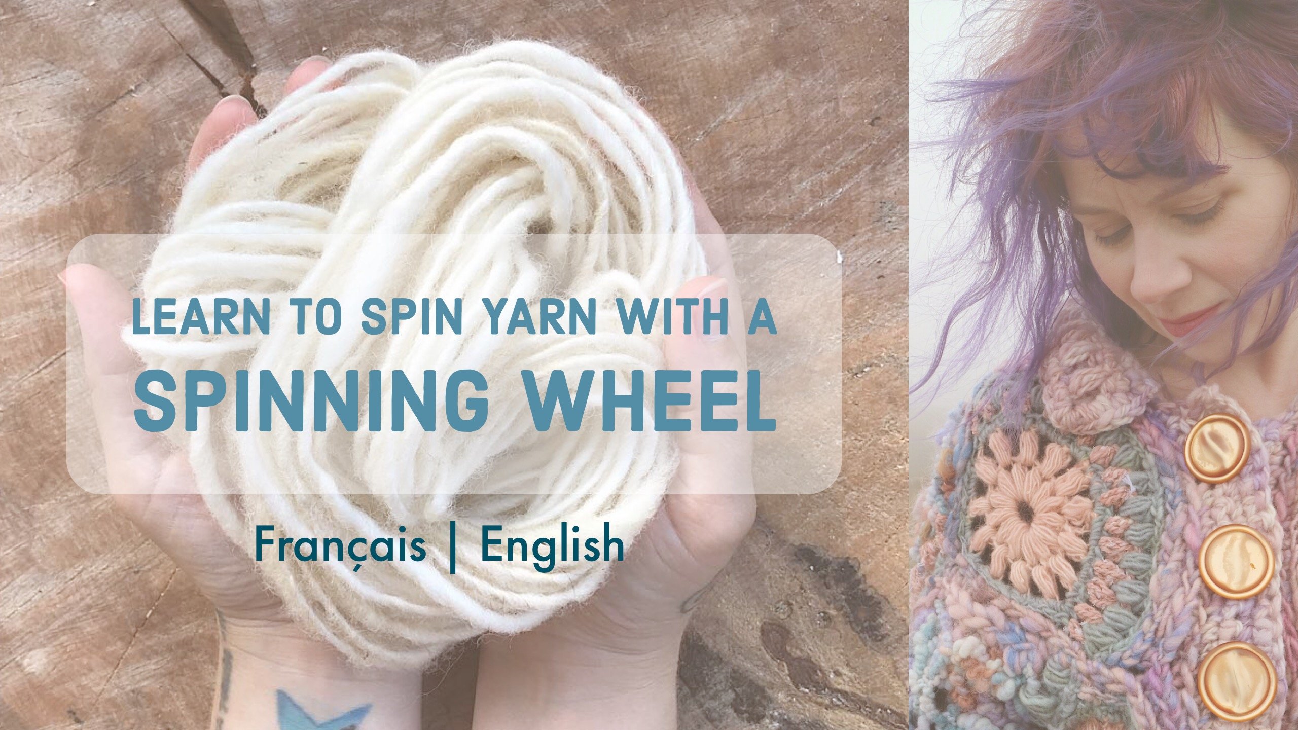 Learn to Spin Yarn with a spinning wheel Joyce Mynoush Skillshare