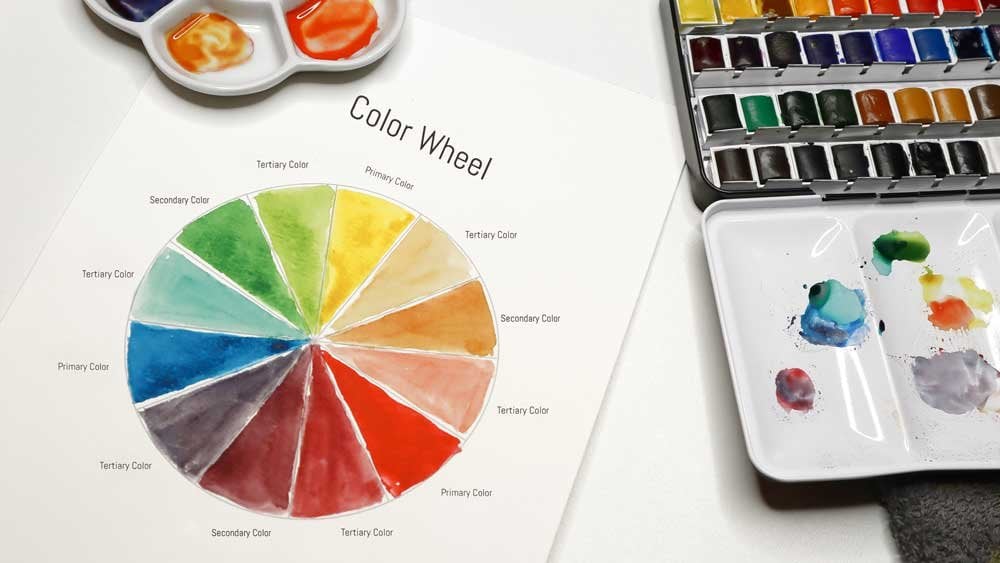 45Colors Pigment Watercolor Paints Set with Watercolor Paper