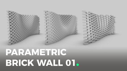 Grasshopper: Parametric Brick Wall 01