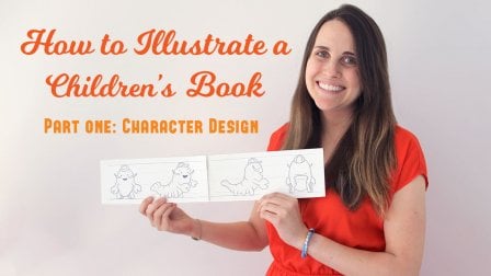 Como ilustrar um livro de imagens infantil Parte Um: design de personagens