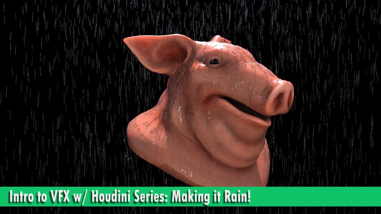 Introduction To Vfx W Houdini Series Making It Rain Chris Rasch