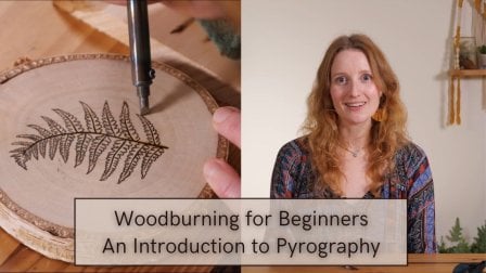 Learn Wood Burning, Online class & kit