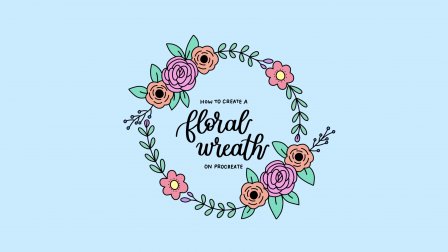 Cómo crear una corona floral en Procreate