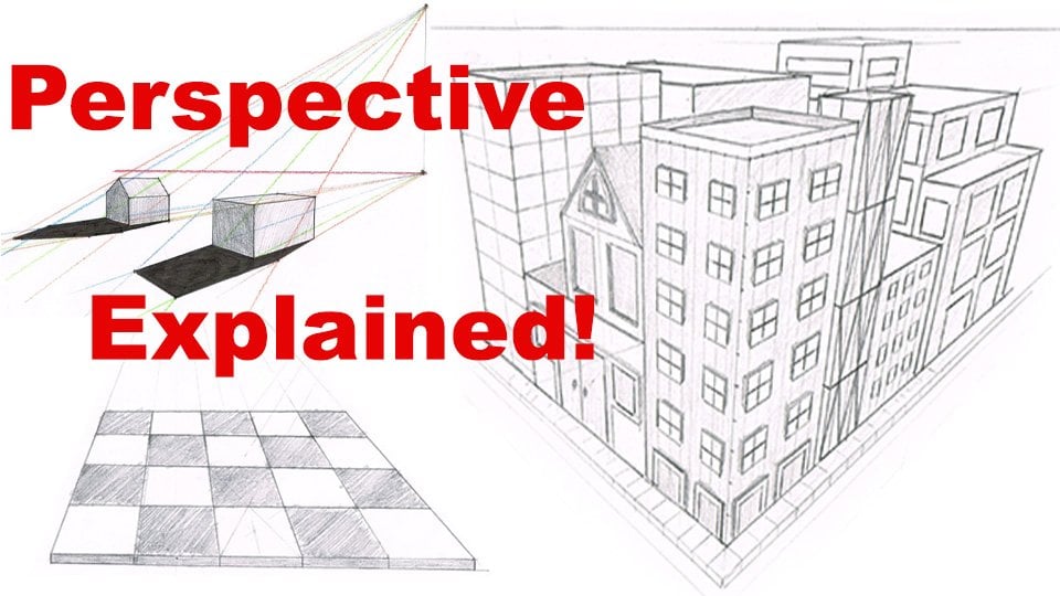 Draw an infinite chessboard in perspective, using straightedge only