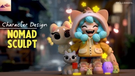 Modelado avanzado de personajes con Nomad Sculpt