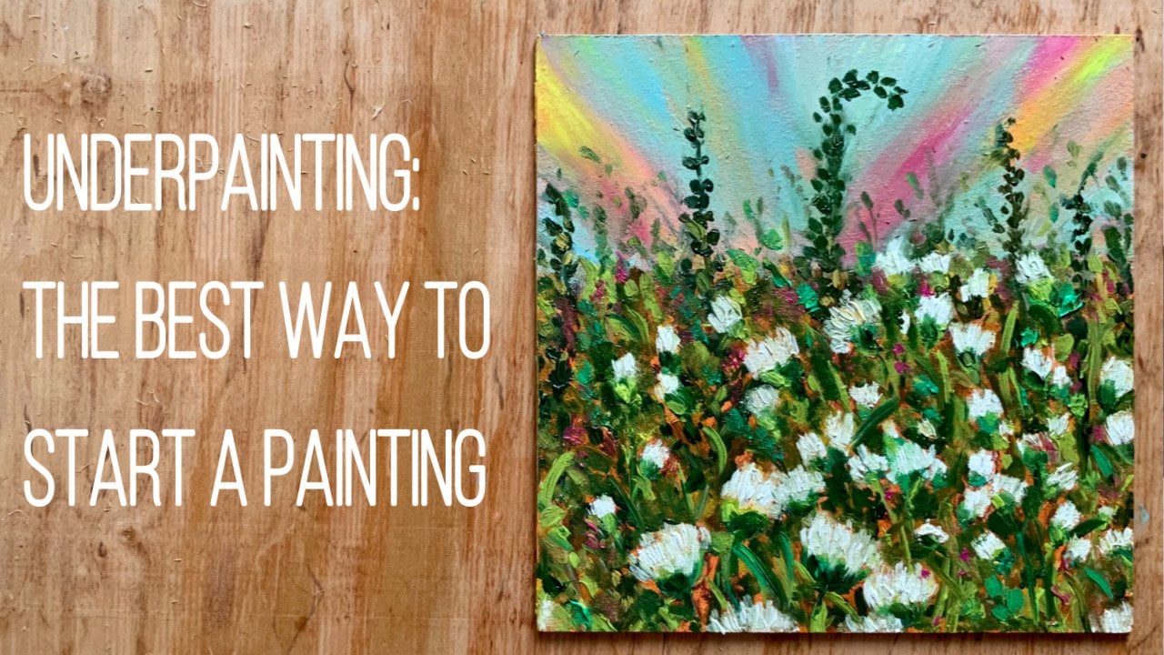 Painting My World: Can You Do An Oil Underpainting with Water Soluble Oils?