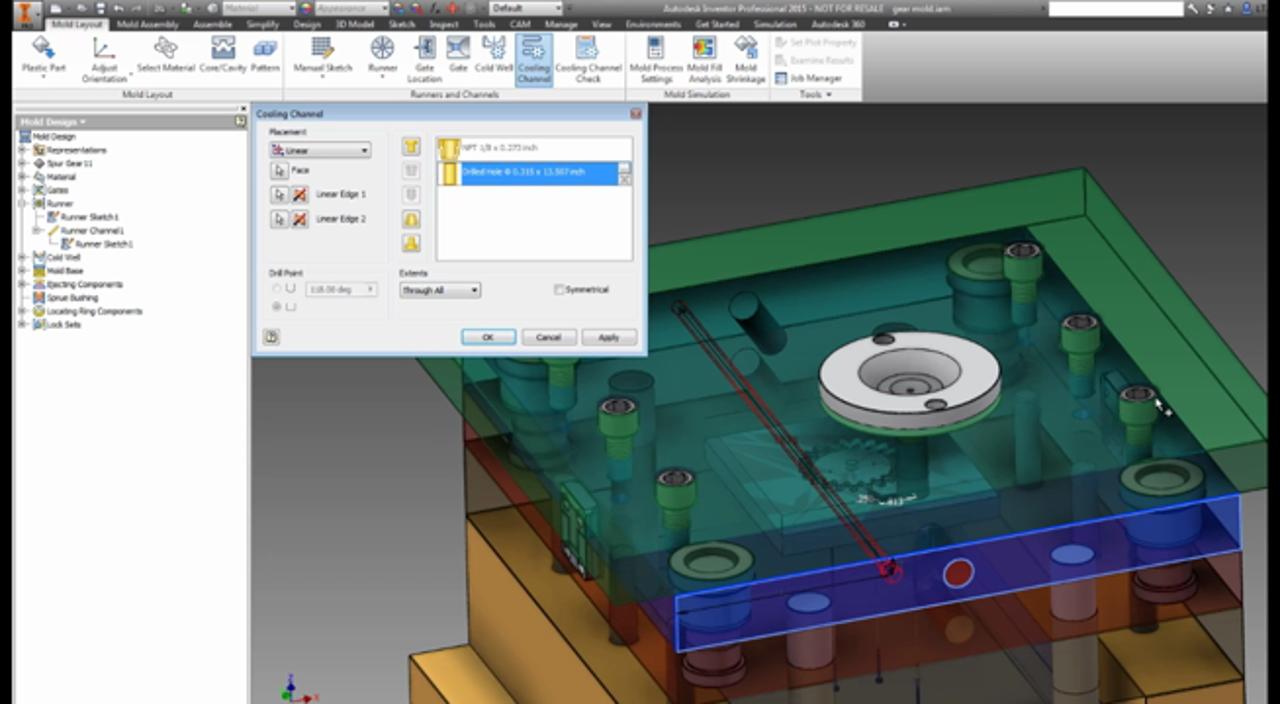 Autodesk Inventor Mold Design: Autodesk Inventor Moule – CZTFK